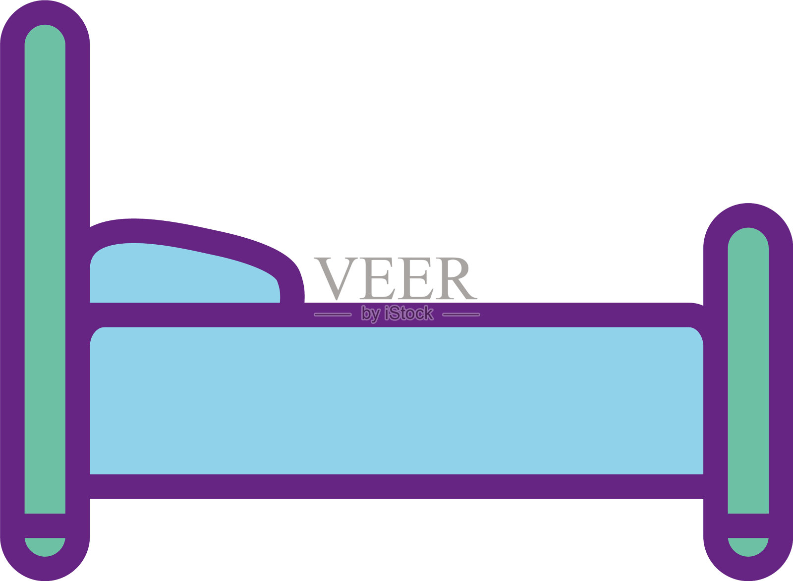 孤立的家庭床线和填充风格图标插画图片素材