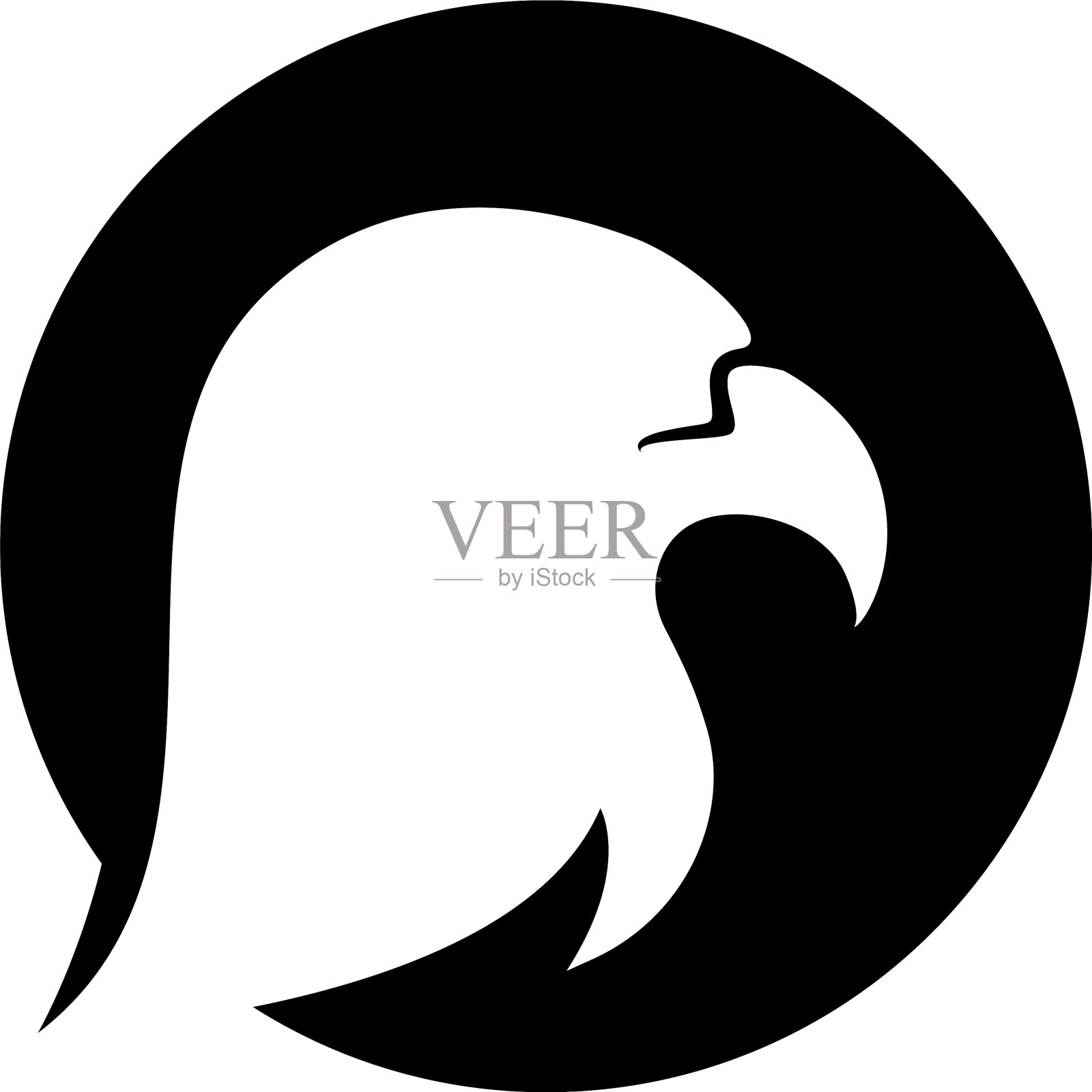 鹰鹰鸟标志模板设计元素图片