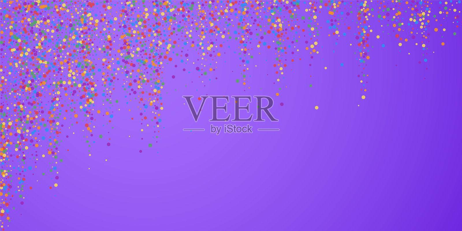 节日的五彩纸屑庆祝星喜庆的confet插画图片素材