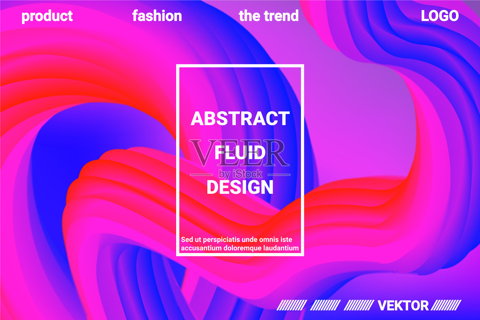 抽象液体流体颜色形状插画图片素材