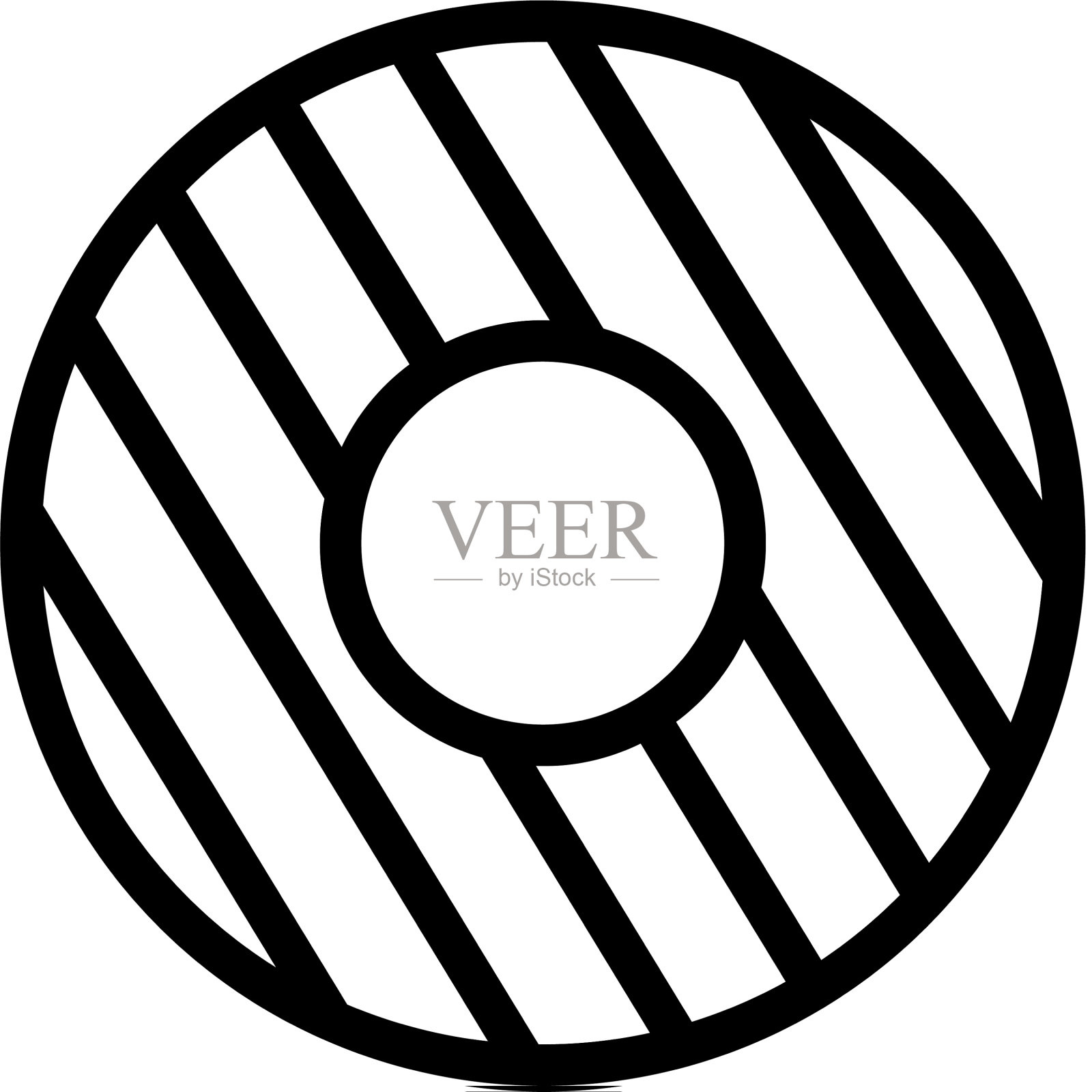 Cookie图标孤立的轮廓符号图标素材