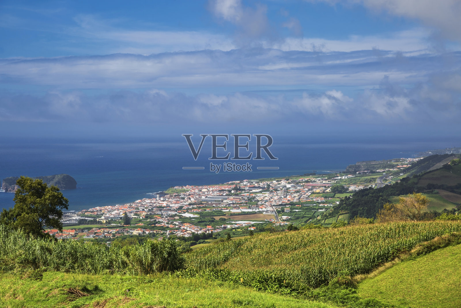 圣米格尔岛上美丽的景色照片摄影图片