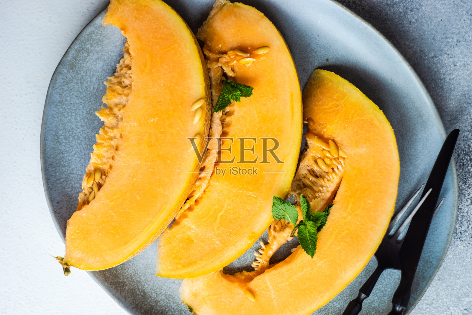 夏日甜点蜜瓜照片摄影图片