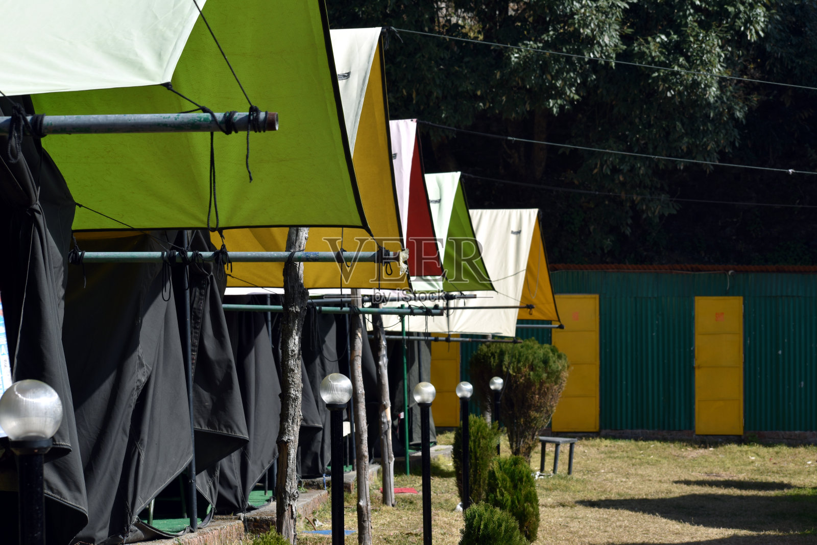 印度北阿坎德邦美丽的营地图片照片摄影图片