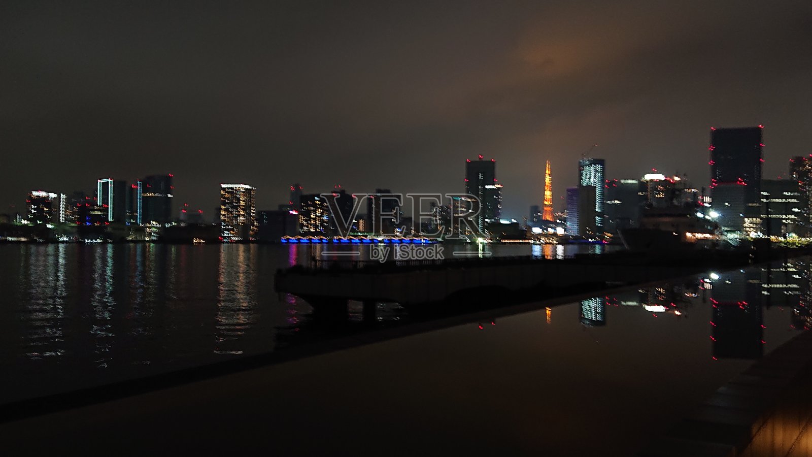 东京的夜景照片摄影图片