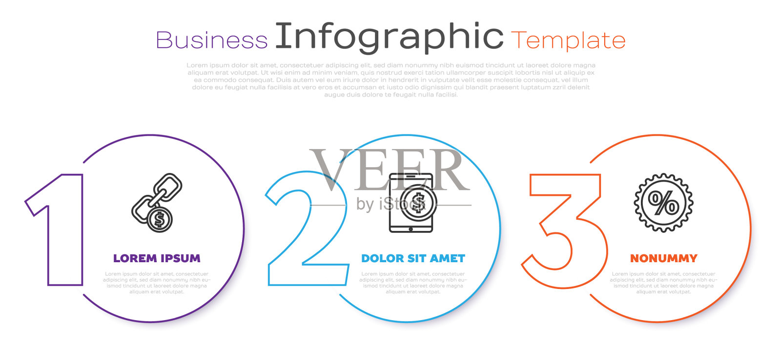 用美元设置线链和硬币板插画图片素材