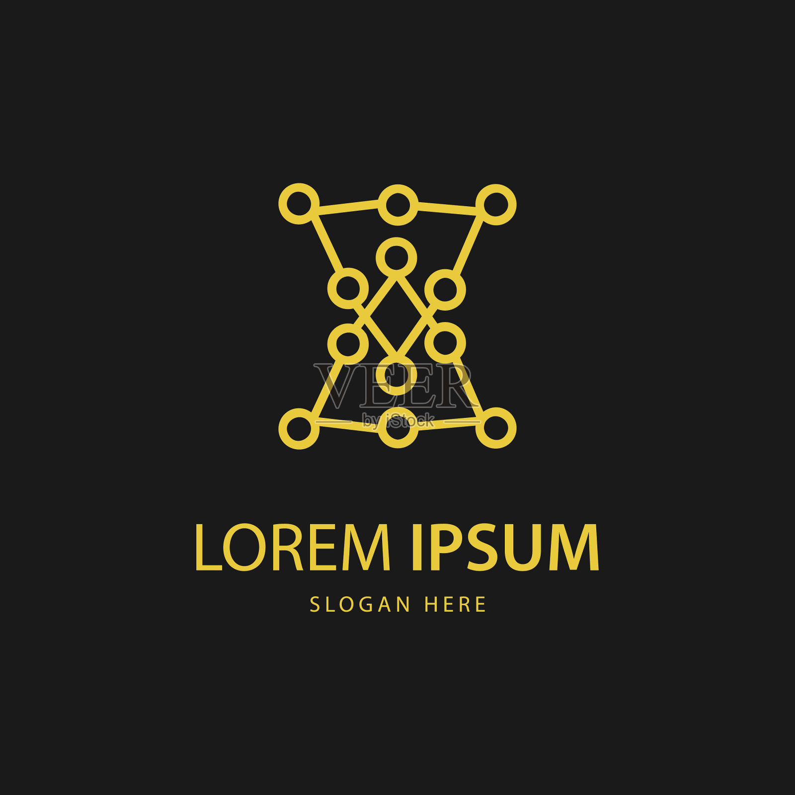 金网Logo图标模板插画图片素材