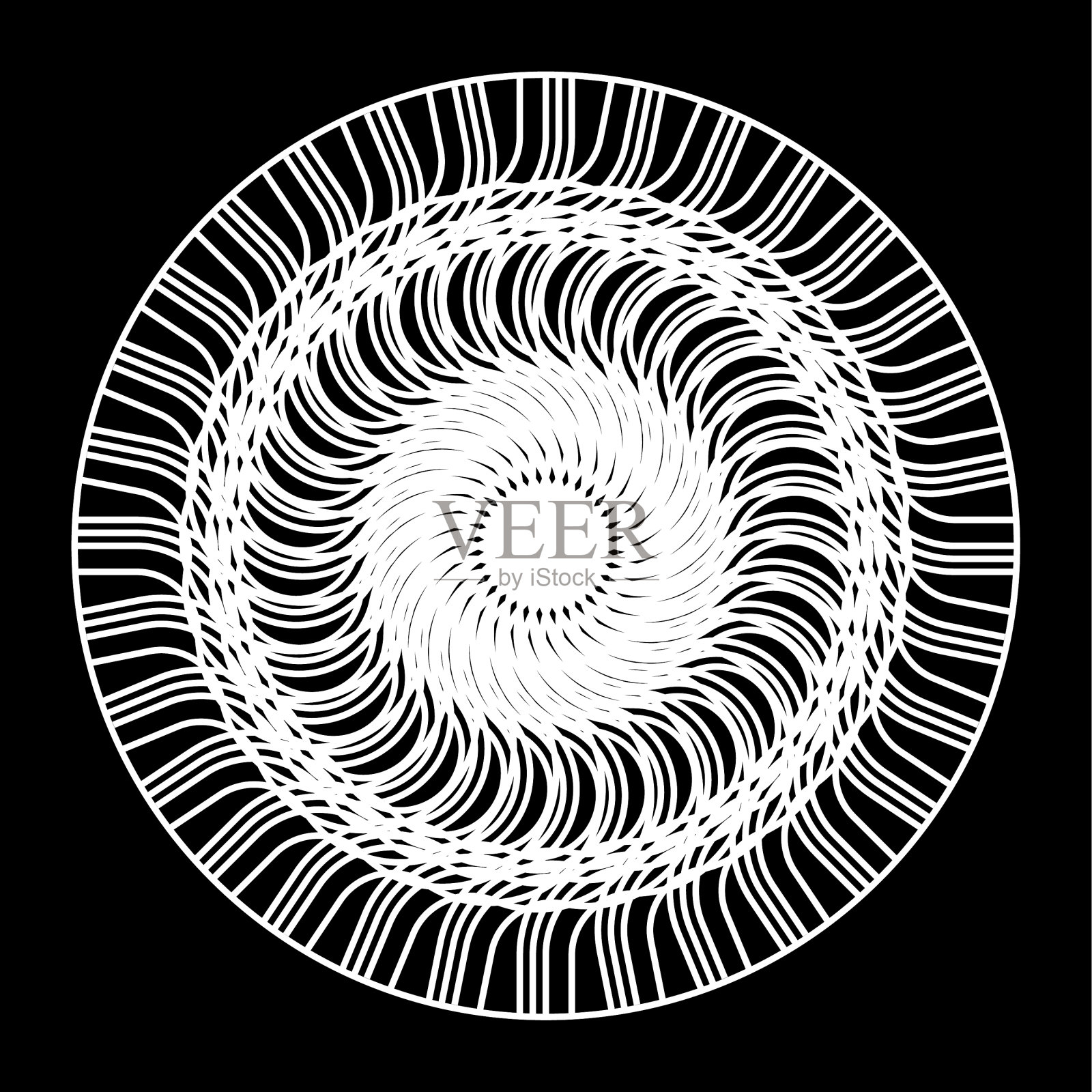 设计单色装饰圆元素插画图片素材