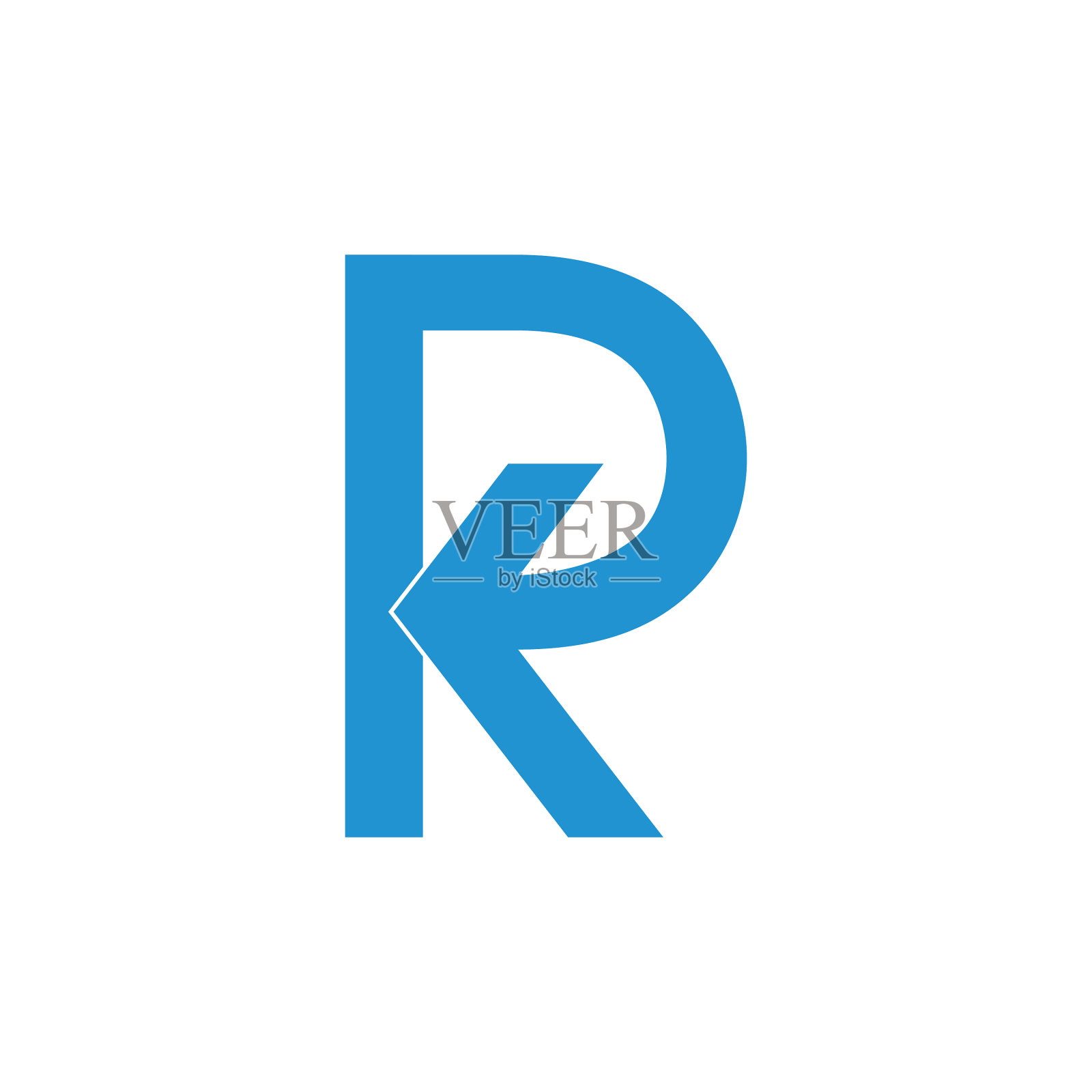 抽象简单的线条标志设计元素图片