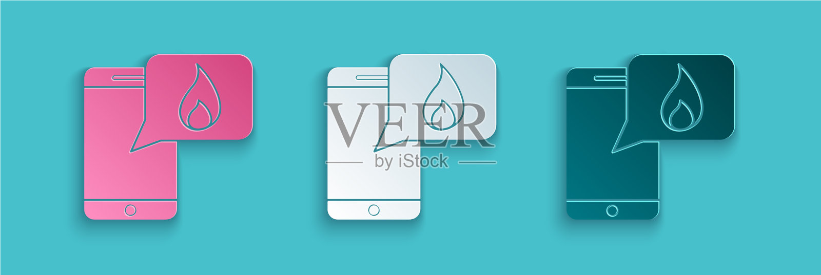 纸割伤手机有紧急情况请拨打911插画图片素材