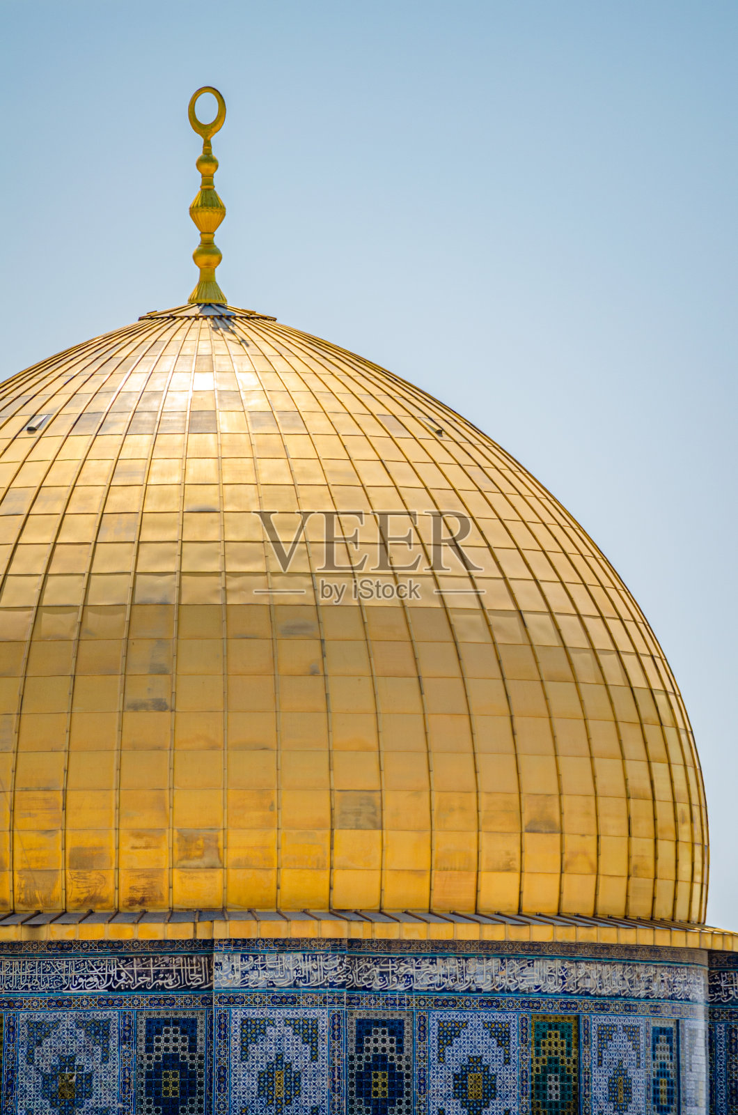 耶路撒冷圆顶清真寺特写照片摄影图片