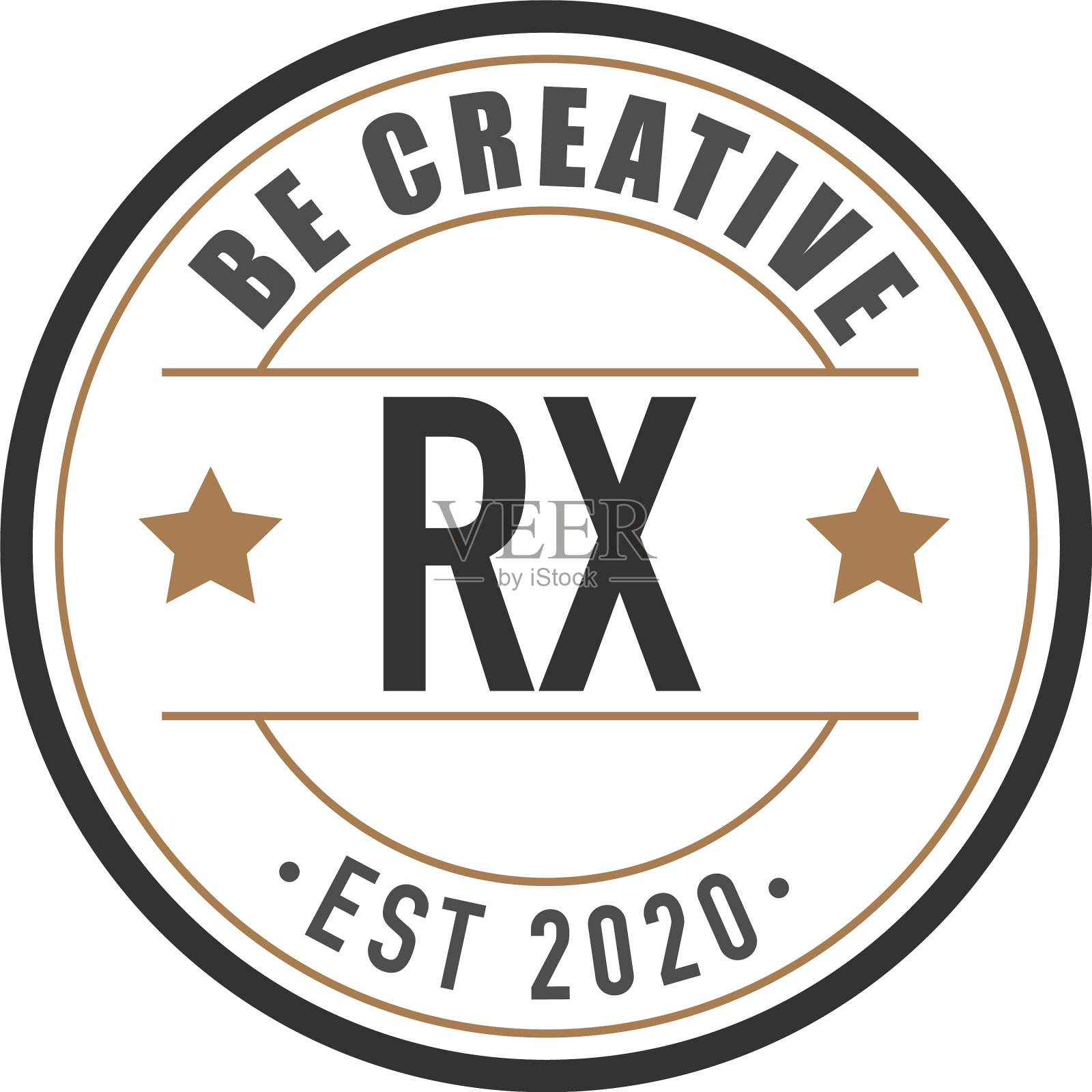 首字母rx优雅标志设计模板插画图片素材