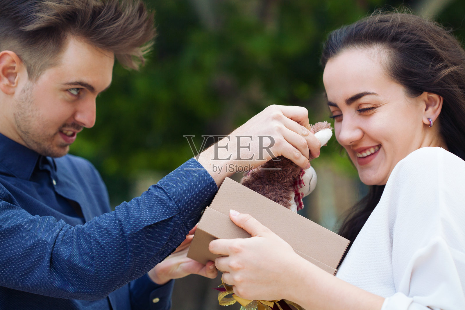 好玩的夫妇照片摄影图片