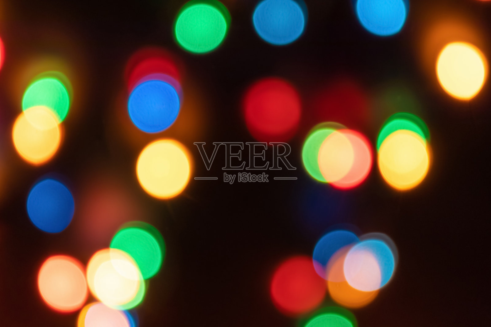 抽象背景的彩色散焦光散焦照片摄影图片