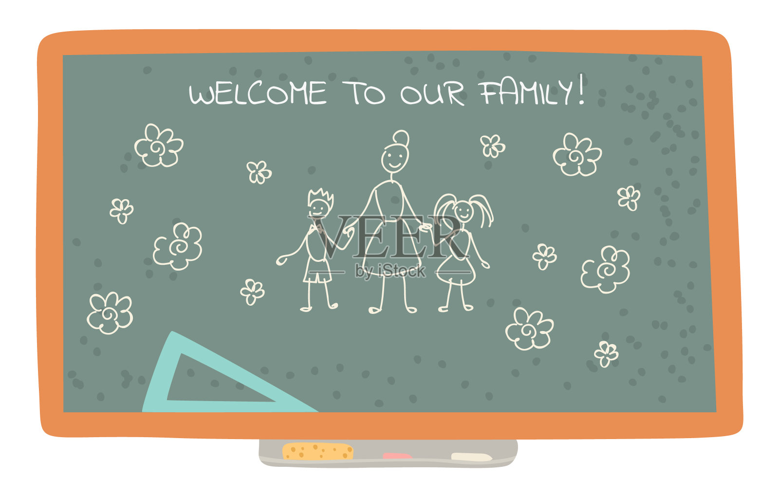 欢迎来到我们的矢量画板课堂插画图片素材