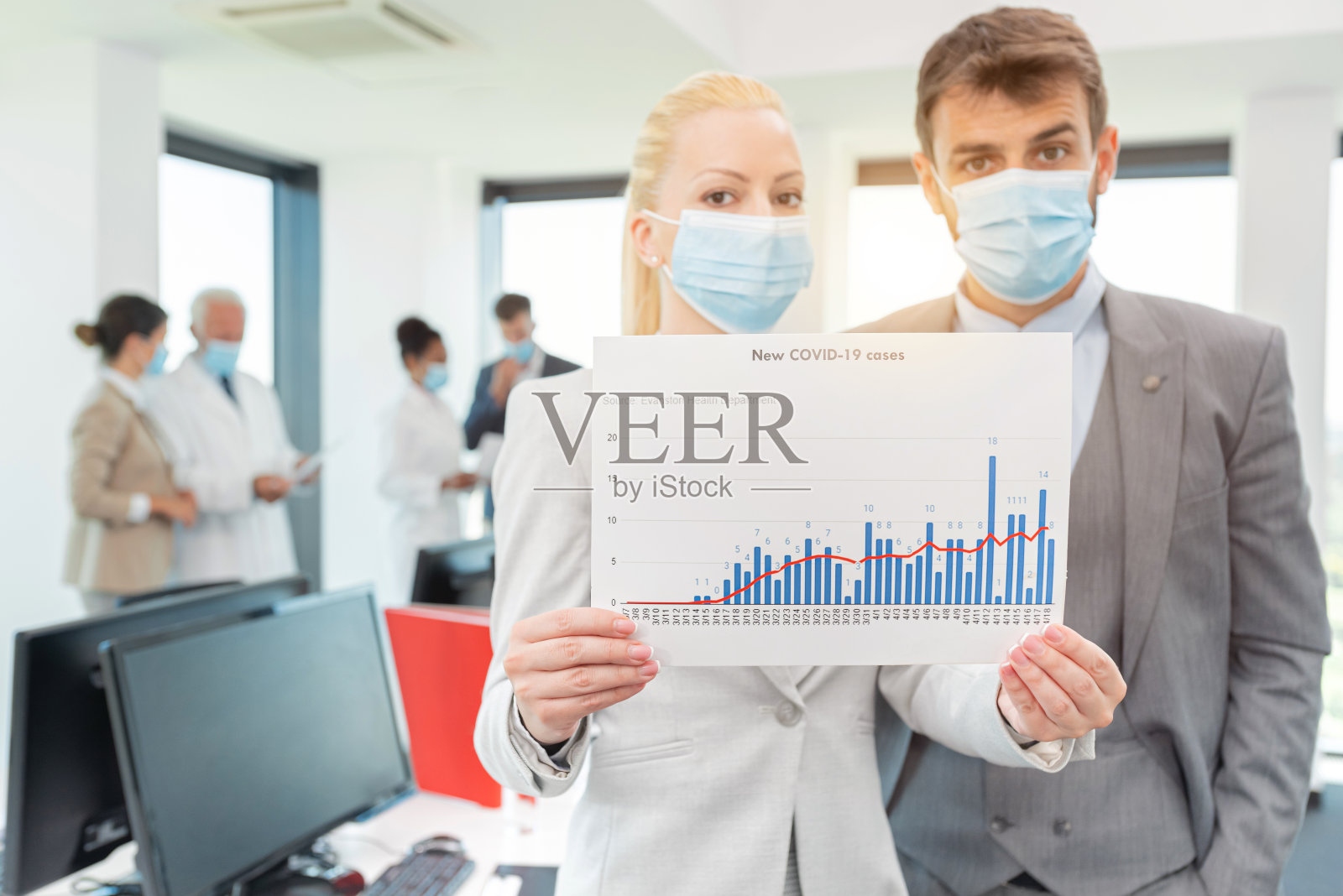 Covid-19或冠状病毒疫情照片摄影图片