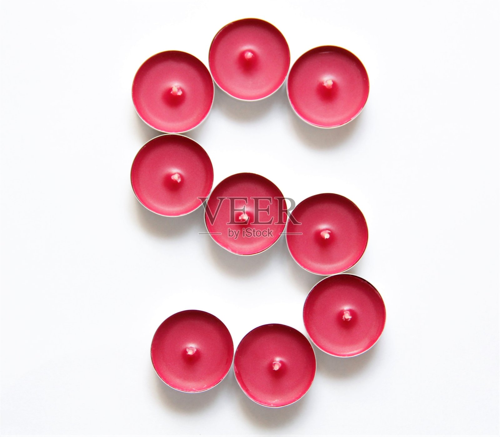 粉色的蜡烛照片摄影图片