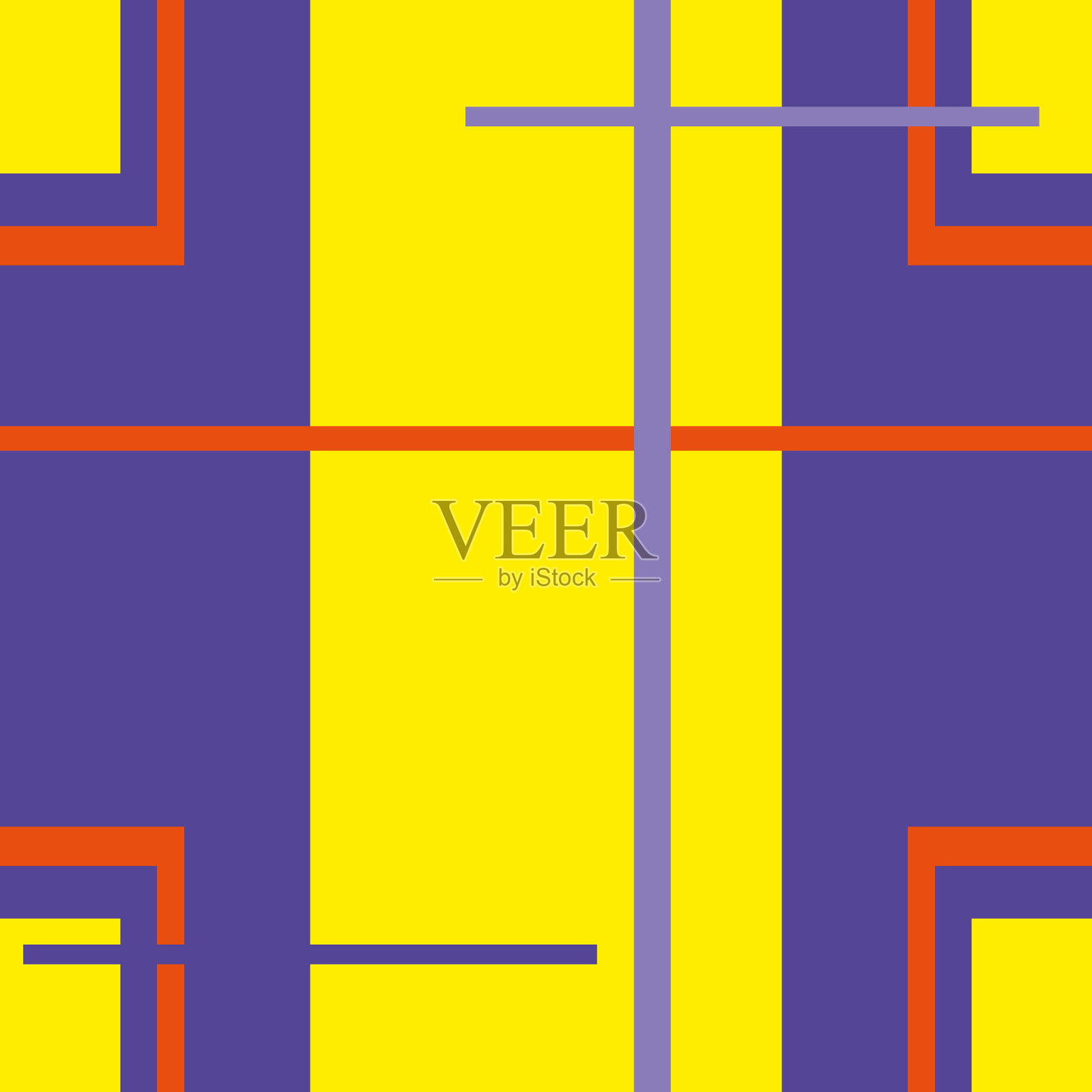 抽象无缝彩色几何图案插画图片素材