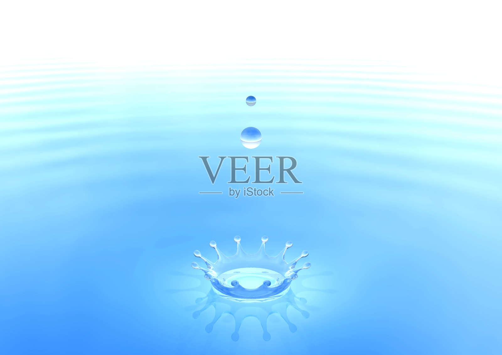 水滴、水冠、水面照片摄影图片