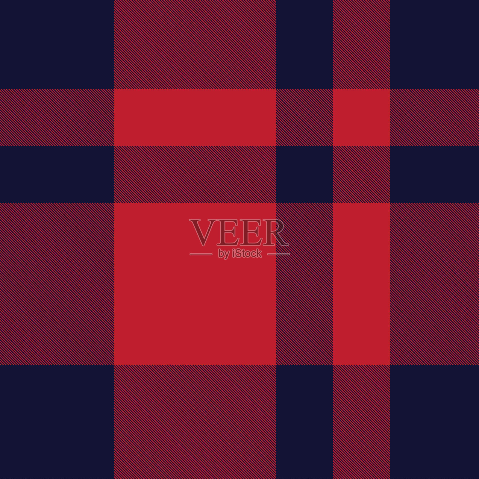 经典的格子花呢无缝图案插画图片素材