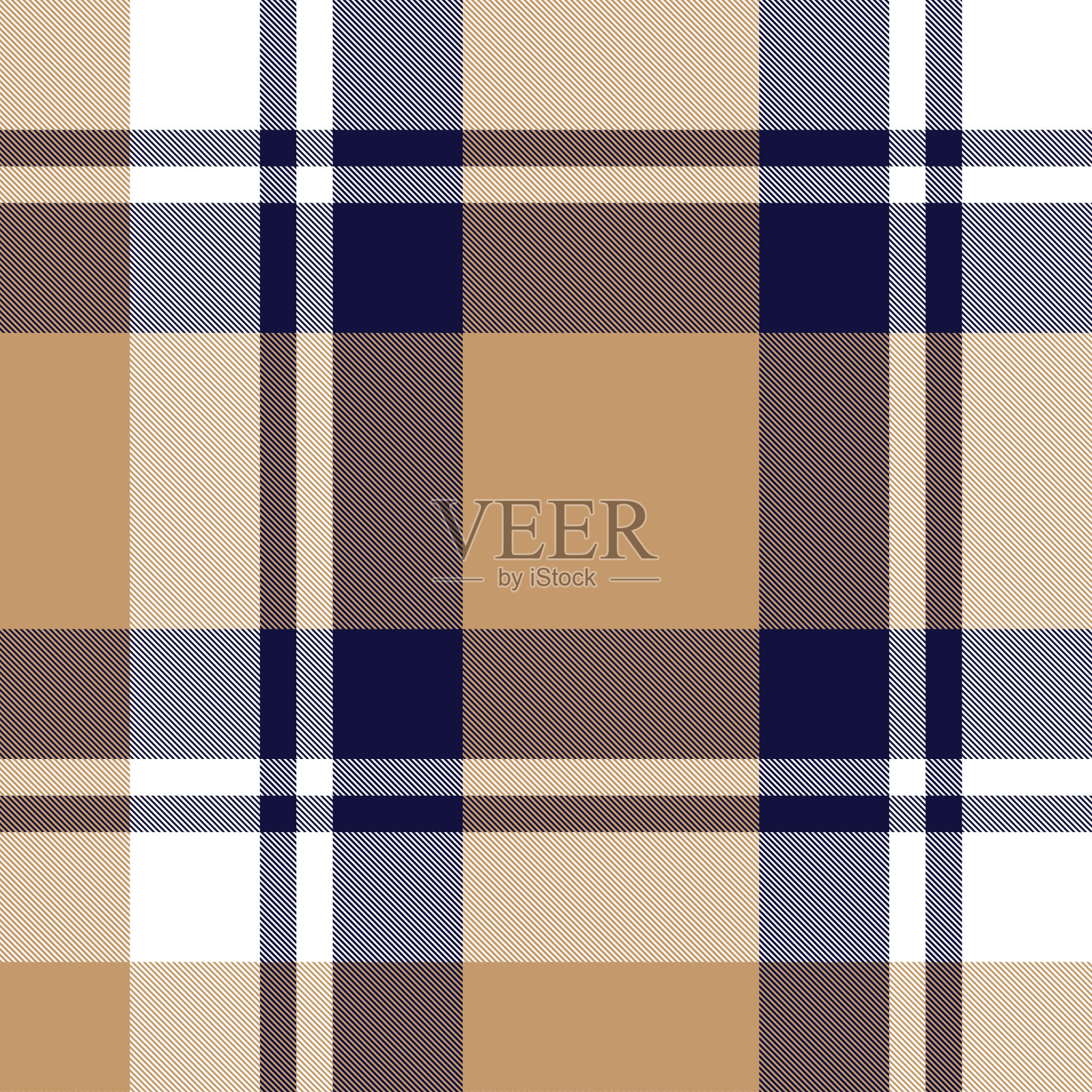经典的格子花呢无缝图案插画图片素材