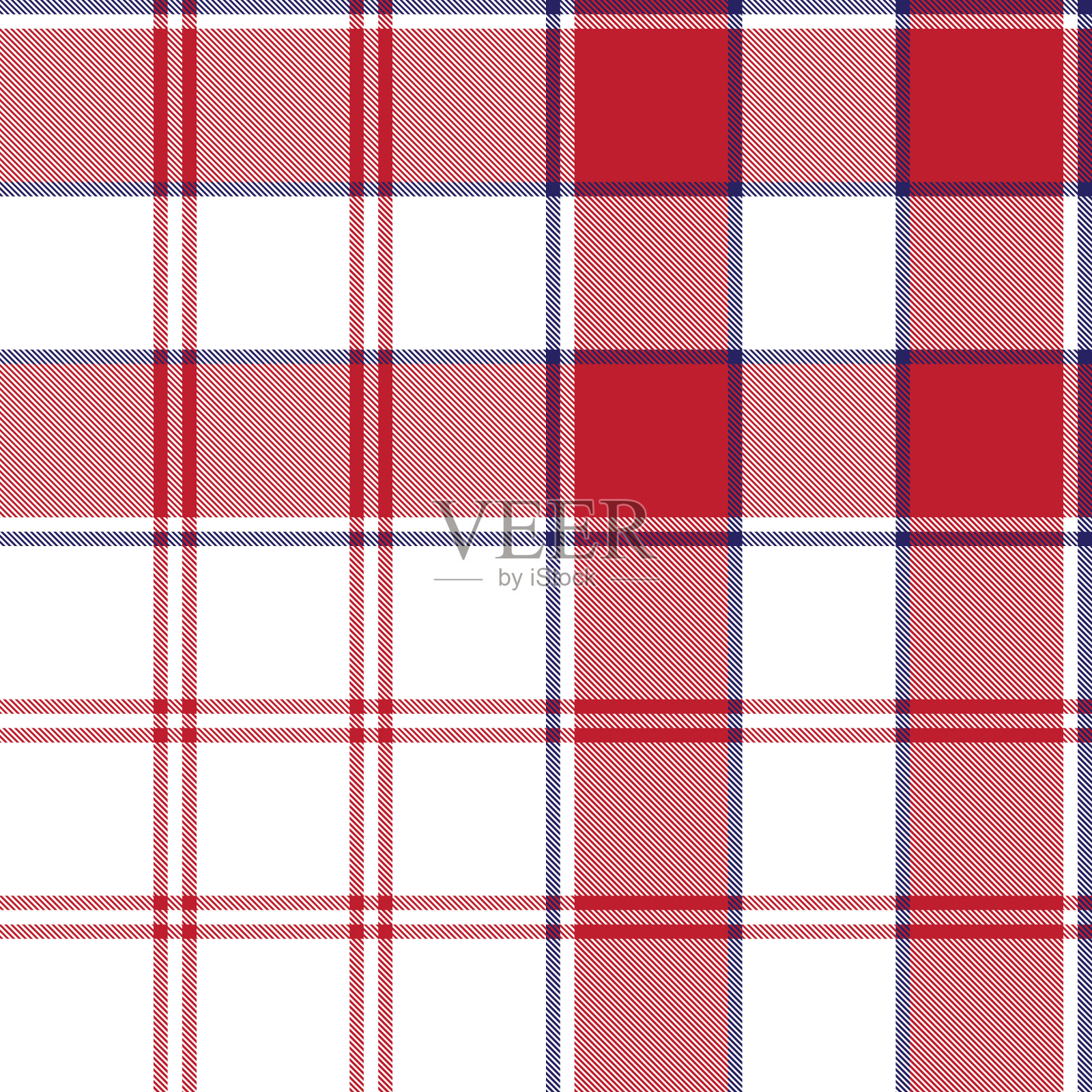 经典的格子花呢无缝图案插画图片素材