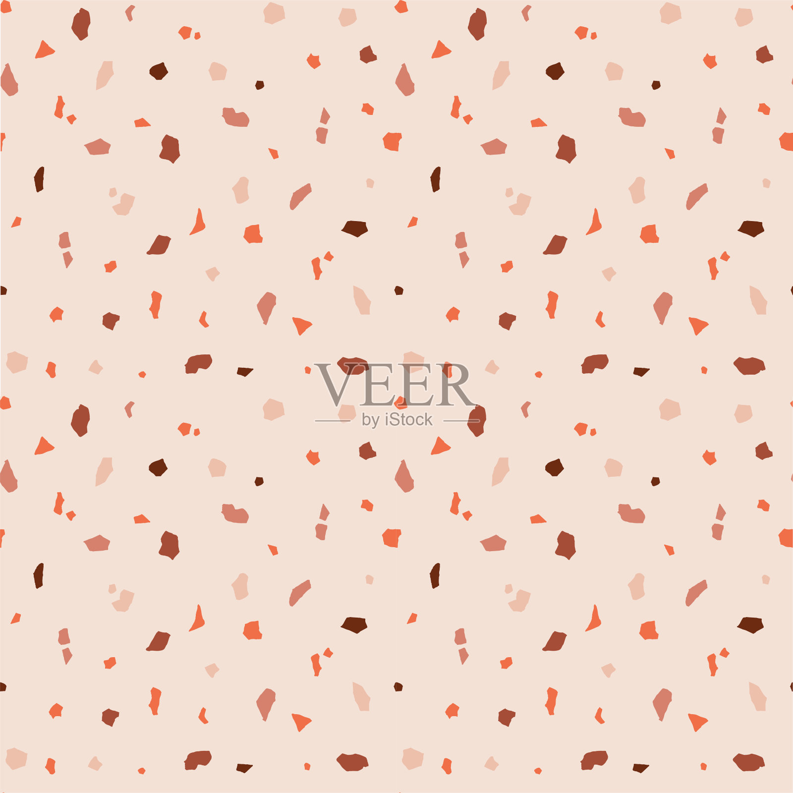 水磨石无缝模式。矢量纹理的马赛克地板背景插画图片素材