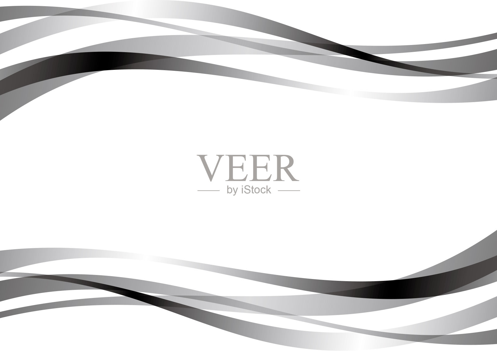 简单曲线抽象背景插画图片素材