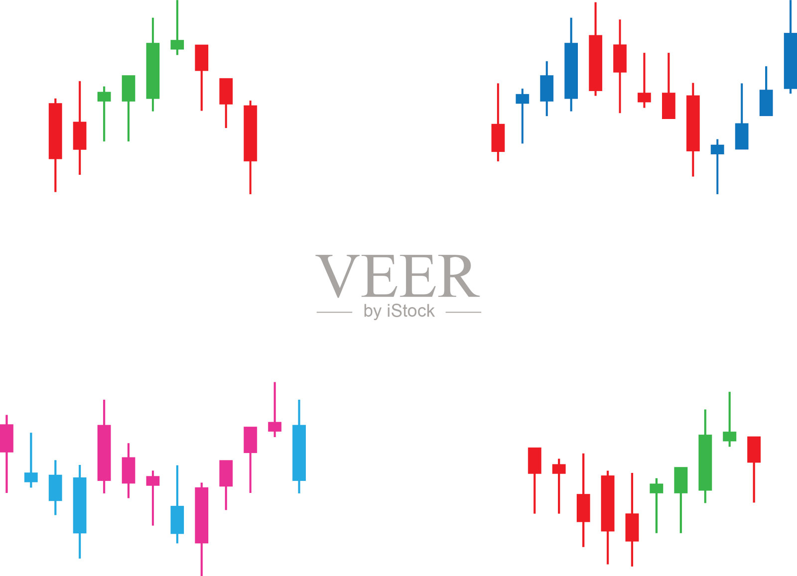 外汇市场的图标插画图片素材