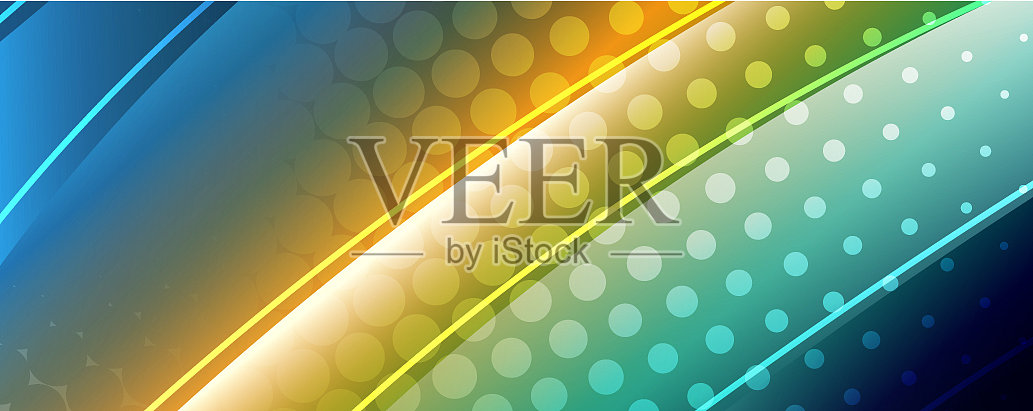 闪光玻璃抽象波浪背景动态插画图片素材