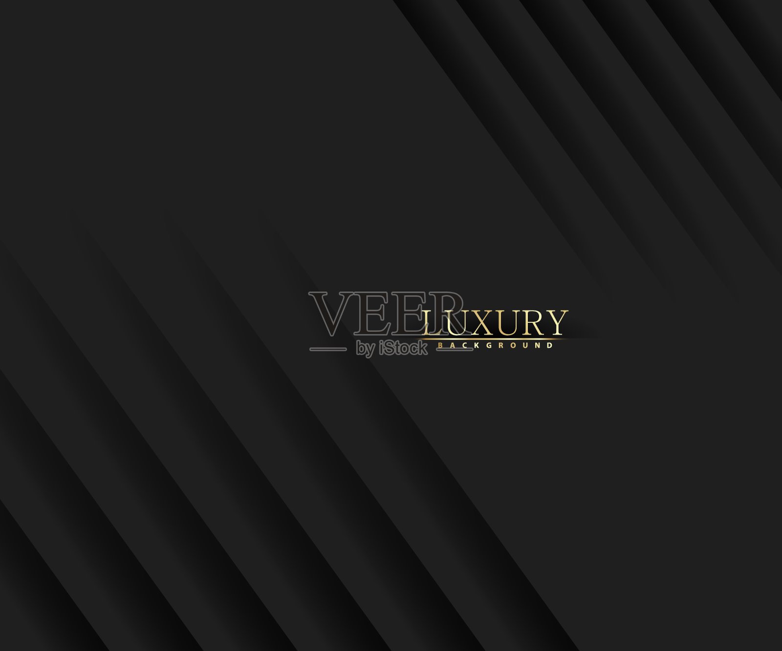 优质的背景。抽象的豪华模式。金色闪光条纹背景。抽象的金色线条纹理。黑色模式矢量插图。插画图片素材