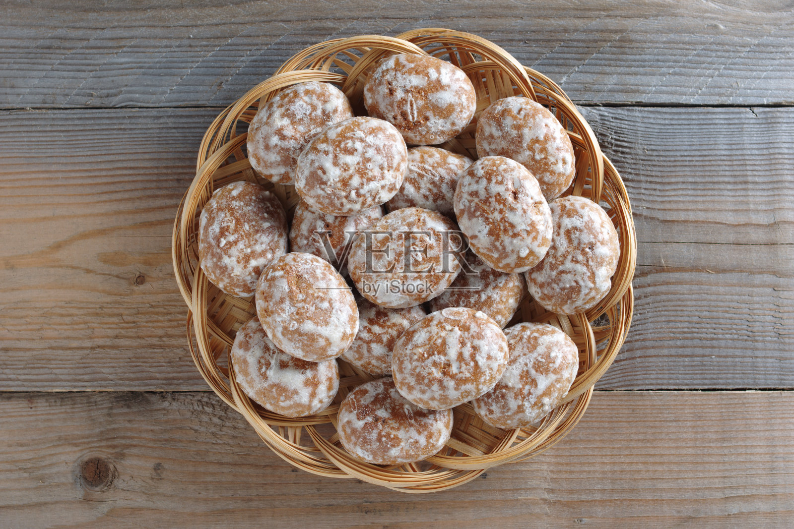 俄罗斯姜饼曲奇照片摄影图片