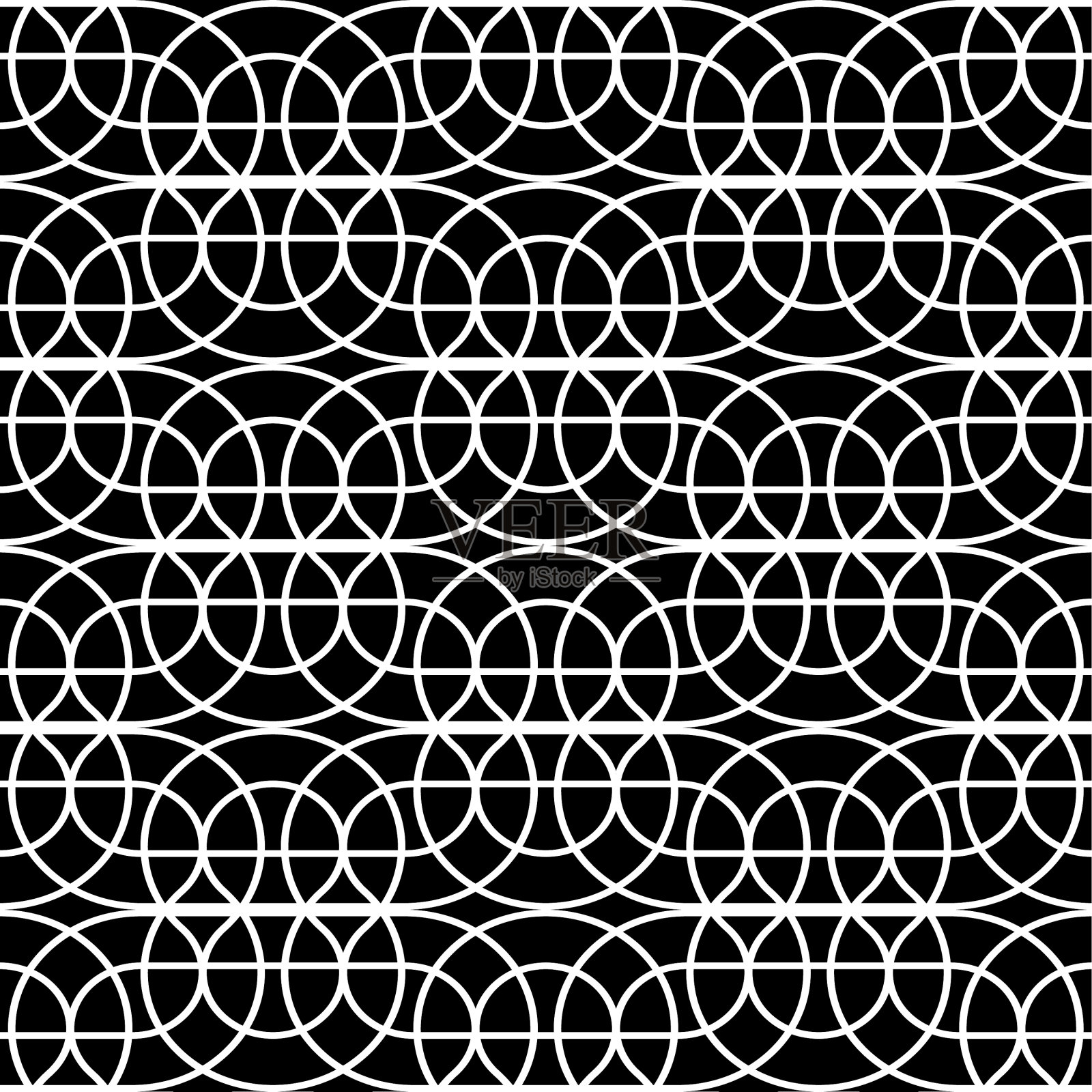 设计无缝单色光栅图案插画图片素材