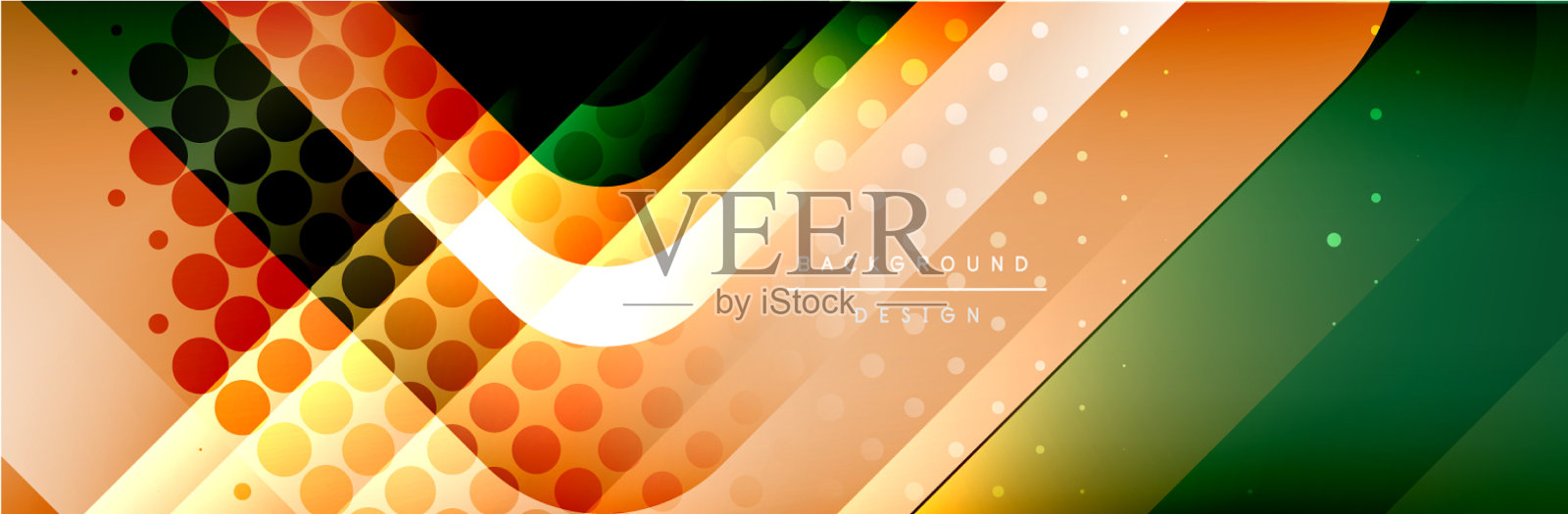 圆形正方形组成几何形状插画图片素材