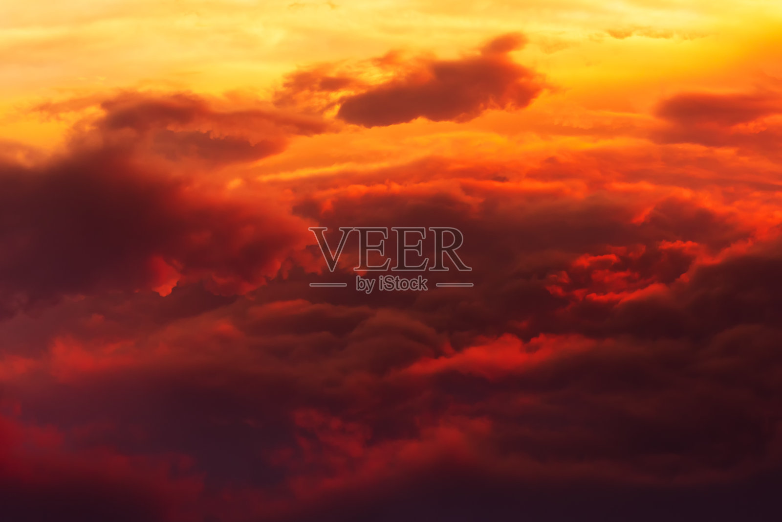 卷сumulus日落云照片摄影图片