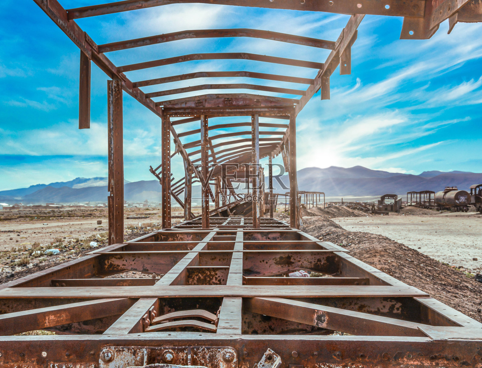 萨拉尔·德乌尤尼和拉古纳·科拉达照片摄影图片