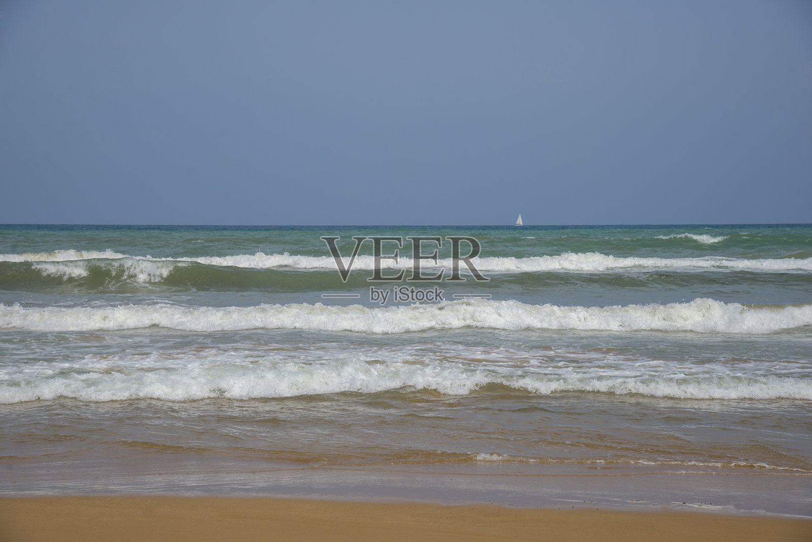 哥斯达黎加的La Mata海滩,字面意思是“白色海岸”照片摄影图片