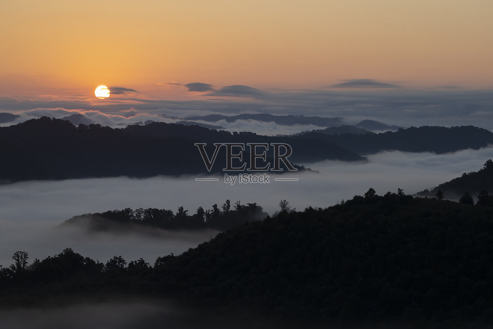 西维吉尼亚州的日出照片摄影图片