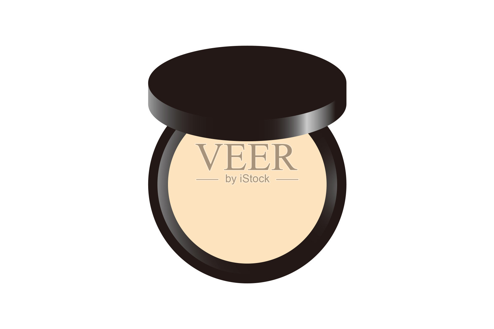 女人的化妆品。插图的基础。插画图片素材