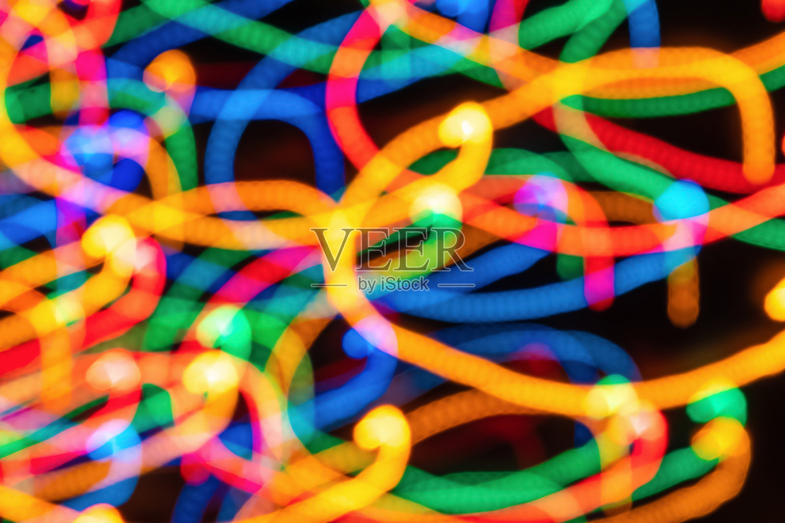 抽象背景的彩色散焦光散焦照片摄影图片