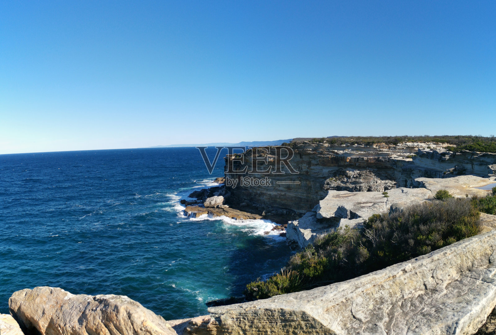 美丽的煤炭小径,沿海岸的国家公园照片摄影图片