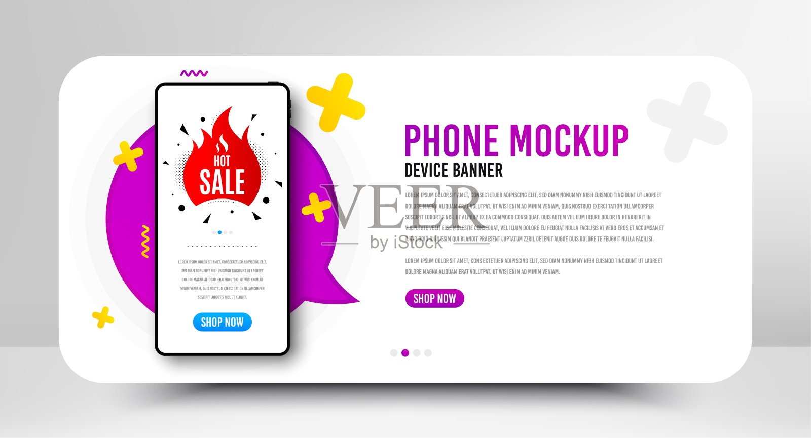 热销售徽章。折扣旗帜形状。向量插画图片素材