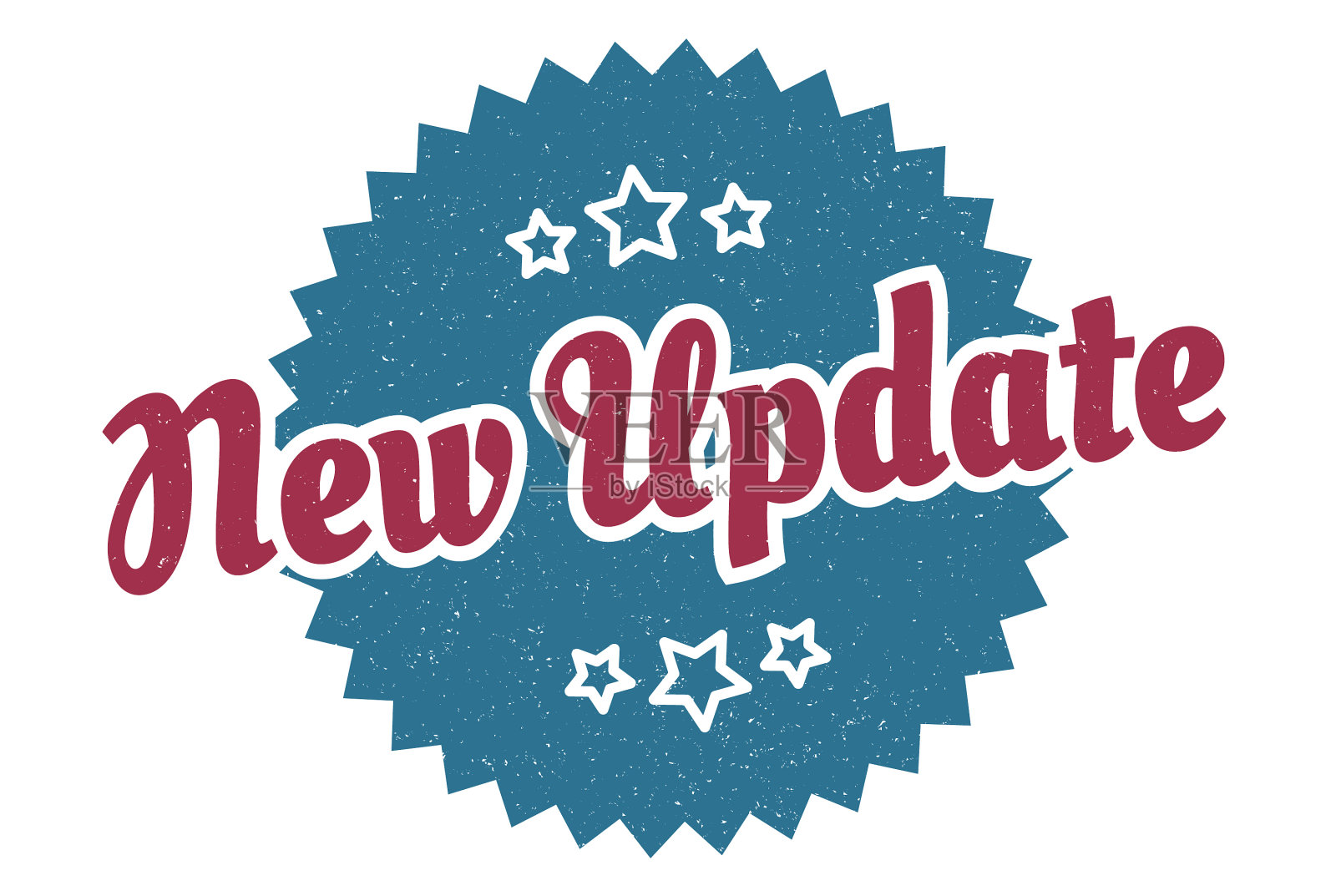 新的更新标志新的更新轮复古复古插画图片素材