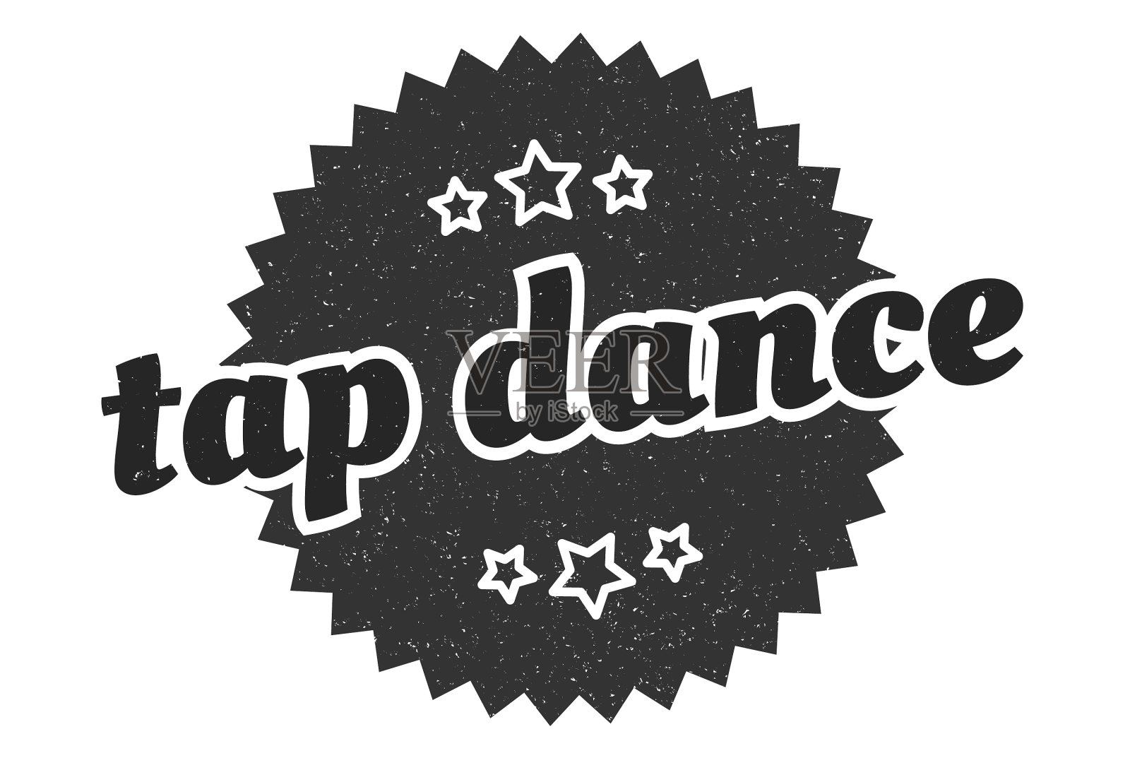 踢踏舞标志踢踏舞轮复古复古插画图片素材