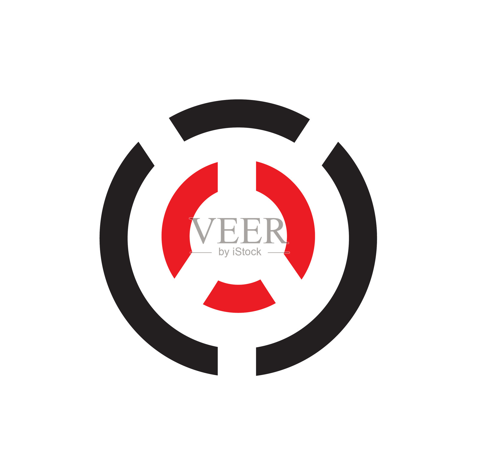 O字母初始图标logo设计模板插画图片素材