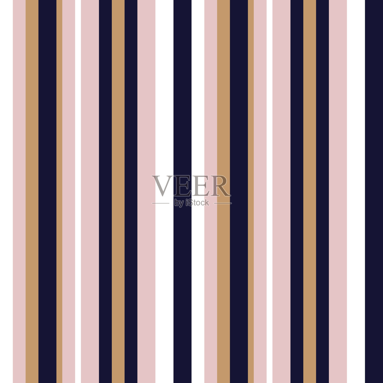 经典时尚垂直条纹图案插画图片素材