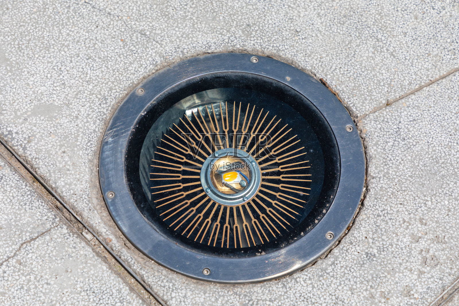 路面Led照明灯照片摄影图片