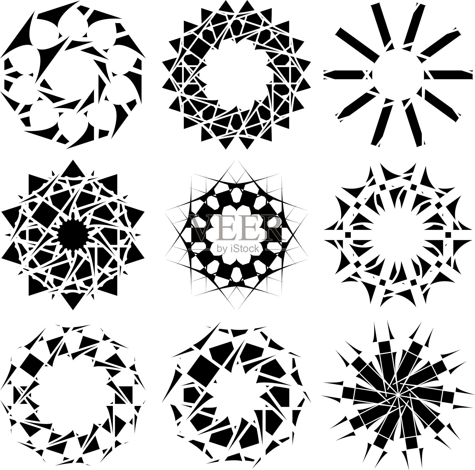 曼荼罗000 b插画图片素材