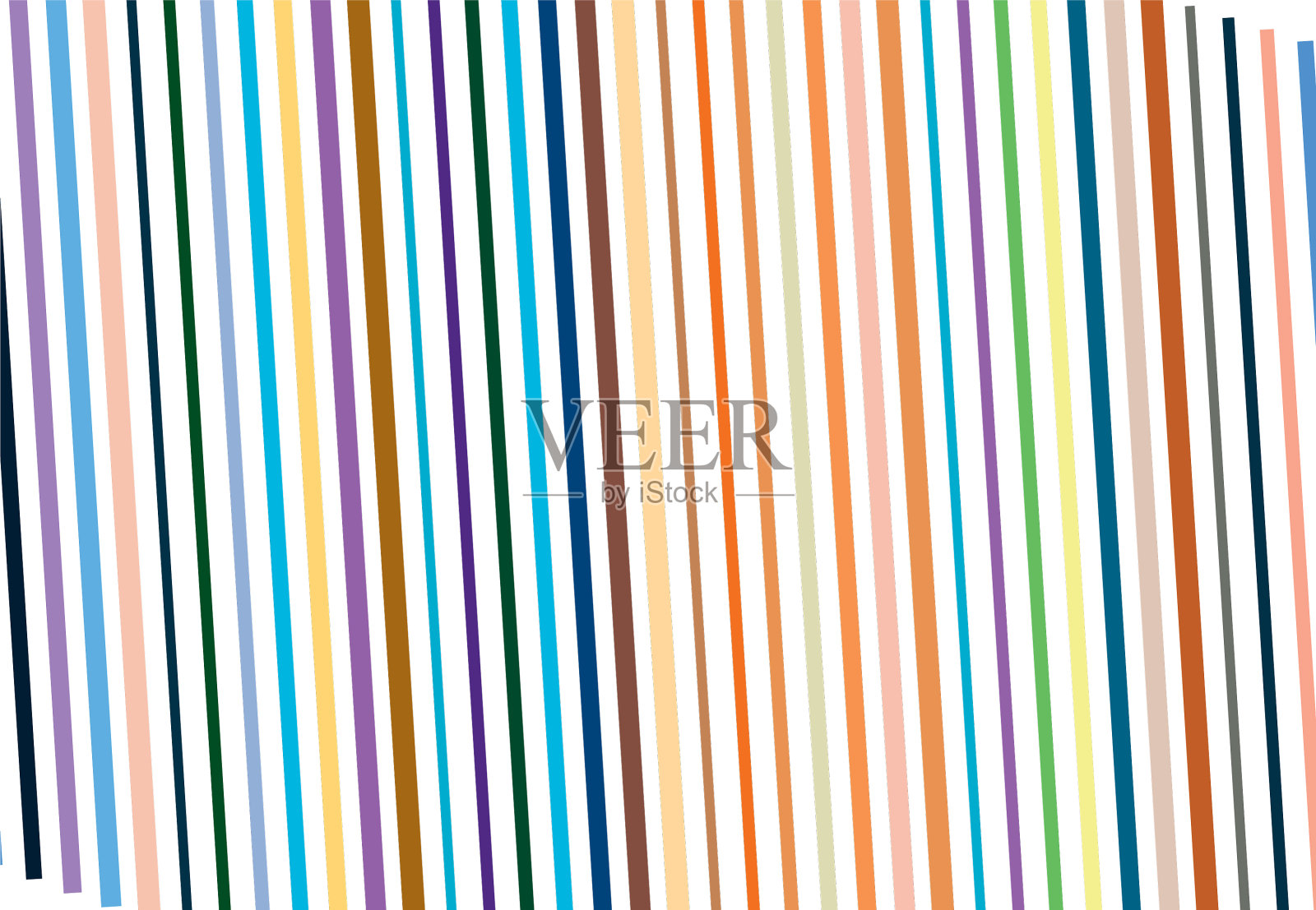 生动活泼色彩丰富的抽象几何艺术插画图片素材