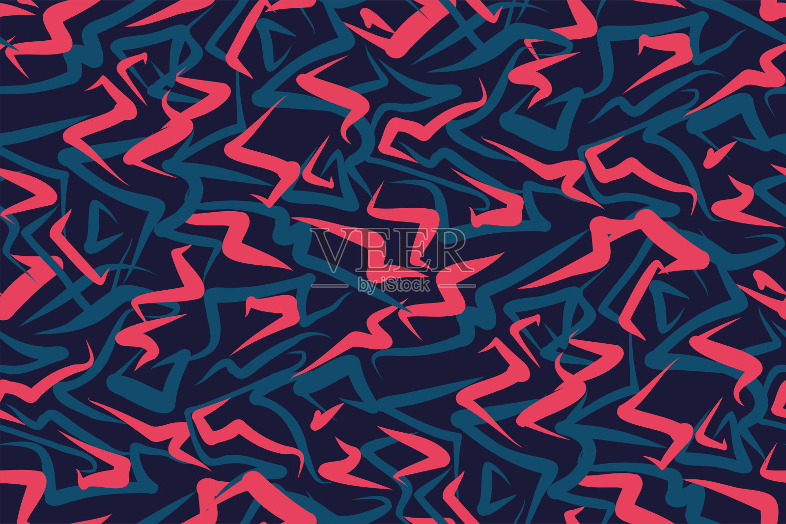 抽象背景无缝图案,矢量插图。手绘。 抽象背景无缝图案,矢量插图。手绘。插画图片素材